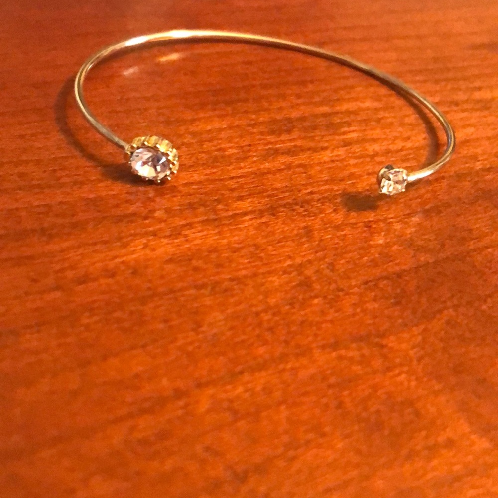 Gold cuff bracelet